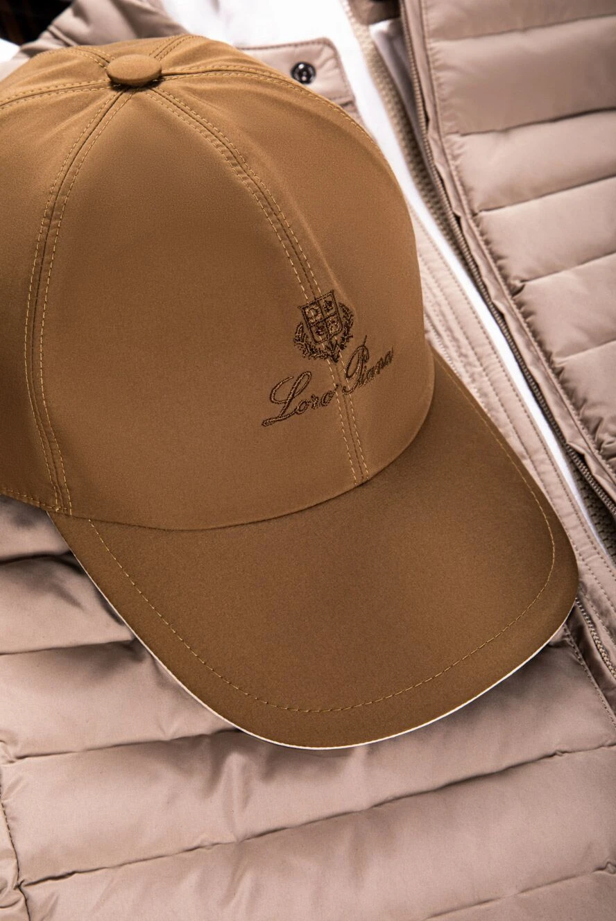Loro Piana cap made of polyester brown for men 172572 — Men cap