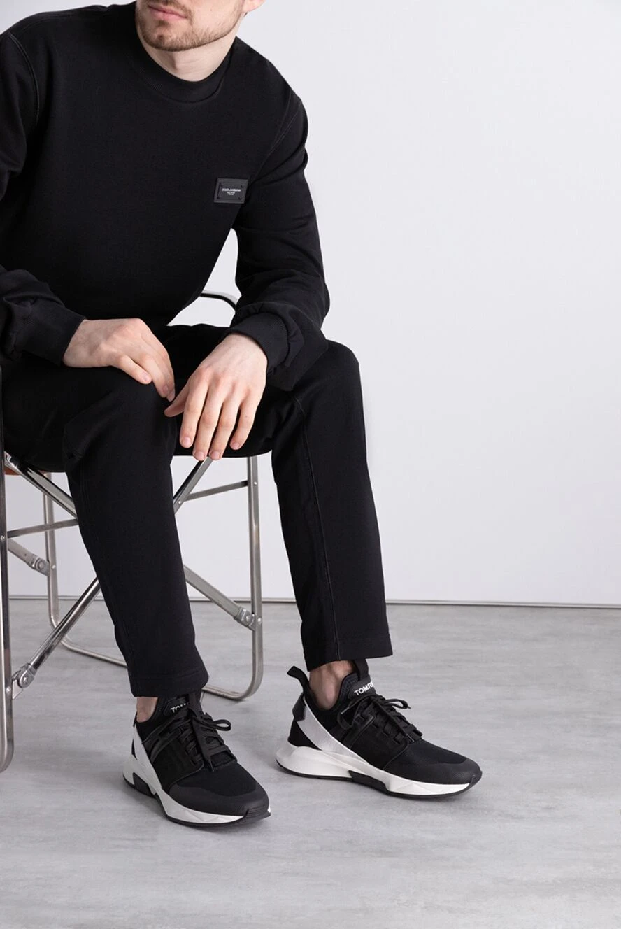 Tom Ford black sneakers for men 172628 — Men sneakers | Domino