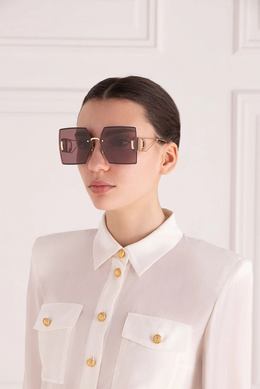 DIOR women’s glasses 30Montaigne S7U Purple-to-Pink Gradient Square Sunglasses DIOR 30Montaigne S7U Square Sunglasses, 64mm | Bloomingdale main image 2