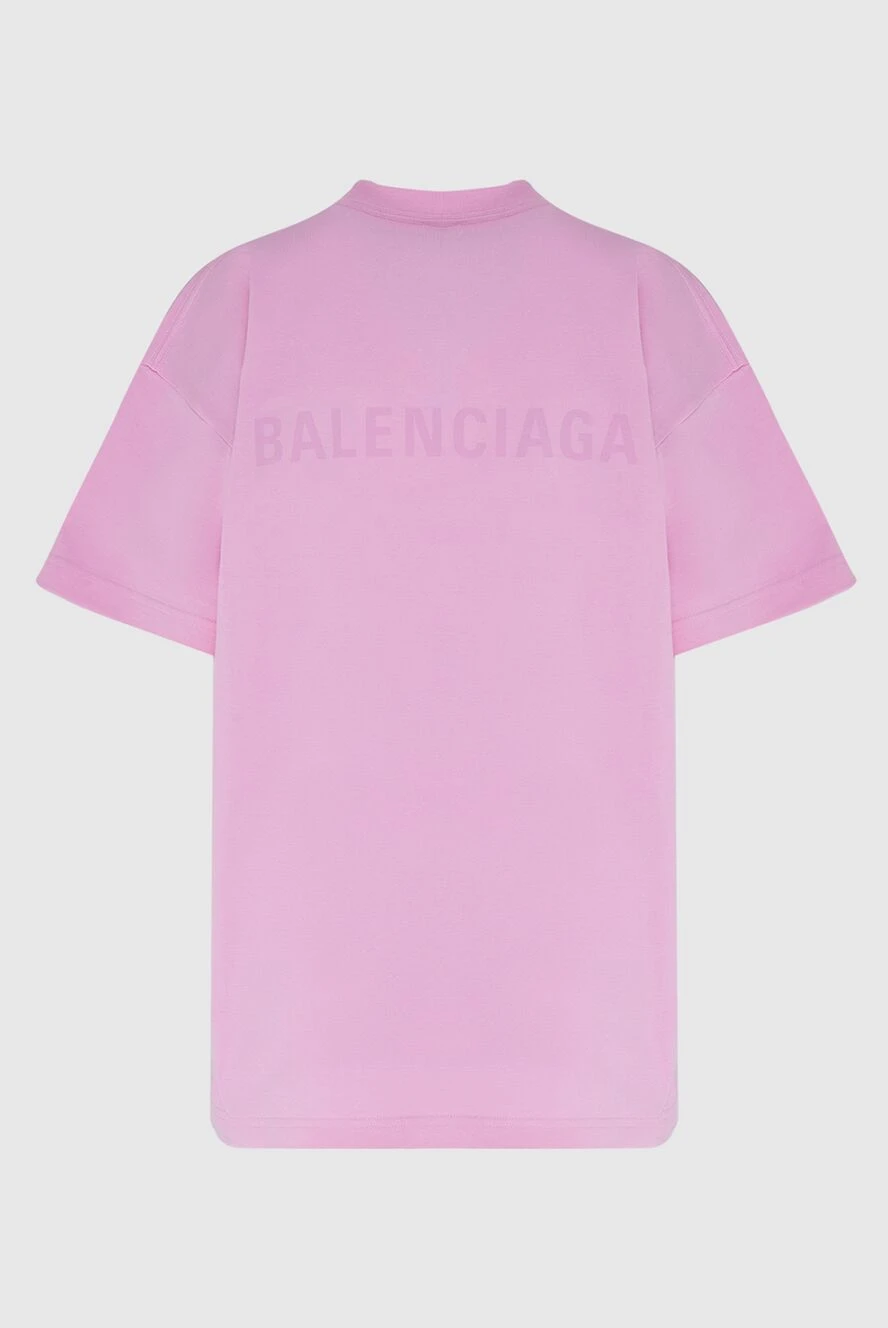 Balenciaga pink cotton t shirt for women 173095 Women t shirts Domino Online Store Ukraine