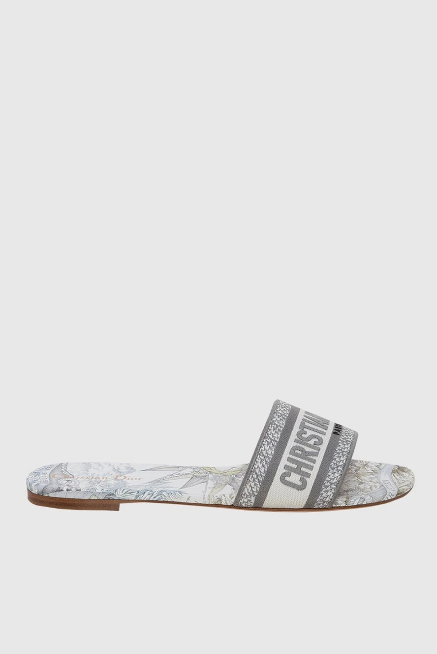 White discount dior sandals