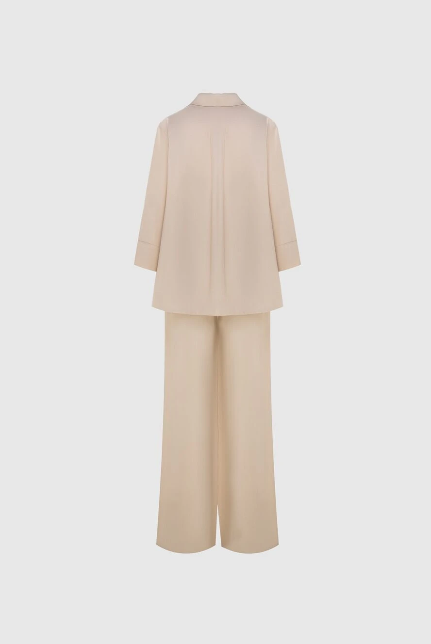 Loro Piana beige linen knitted suit for women 173463 — Women suit