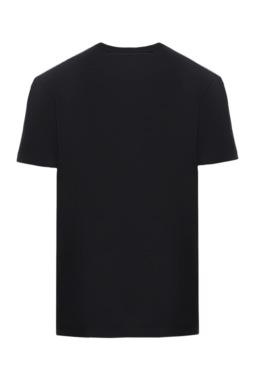 Tシャツ・カットソー Dolce & Gabbana Black Cotton T-Shirt Cotton T-shirt with branded tag in Black for Men