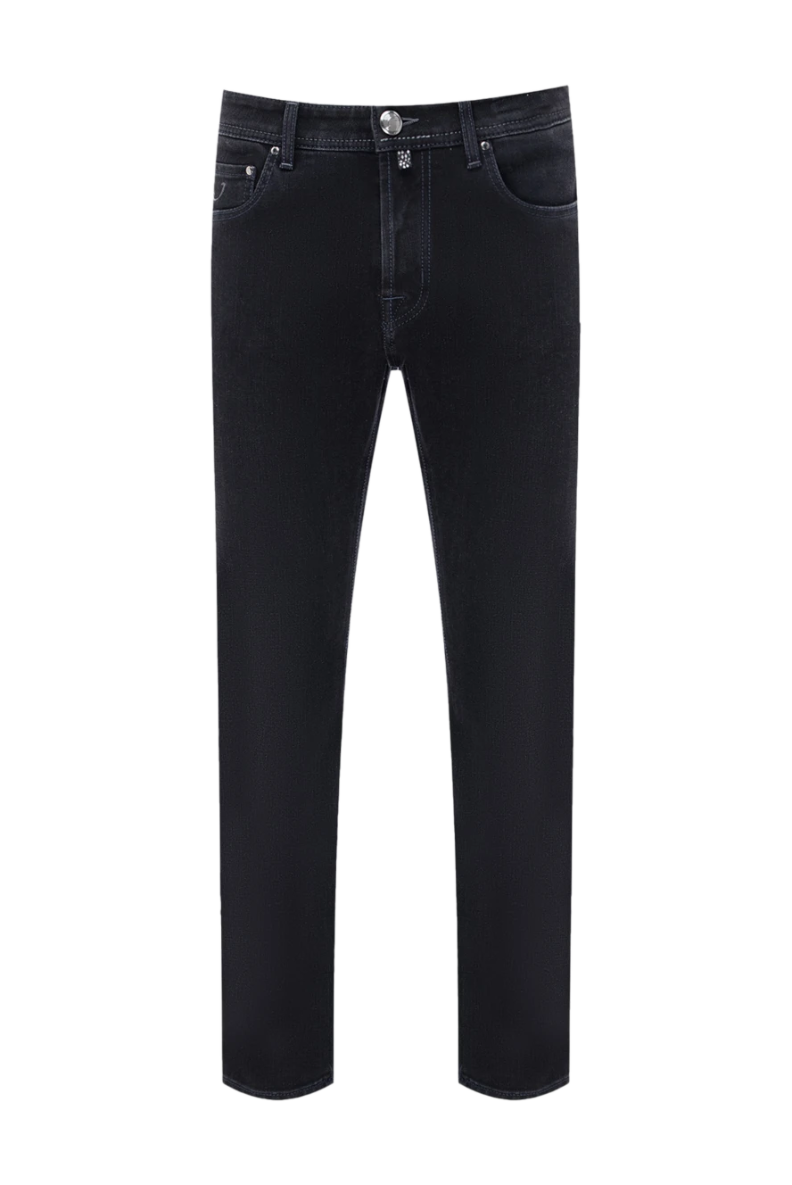 Jacob Cohen Black jeans for men - 58% cotton, 24% polyamide, 15% modal. zipper, button. three side, two back. Country of manufacture: Italy. Care: specialized cleaning - photo 1