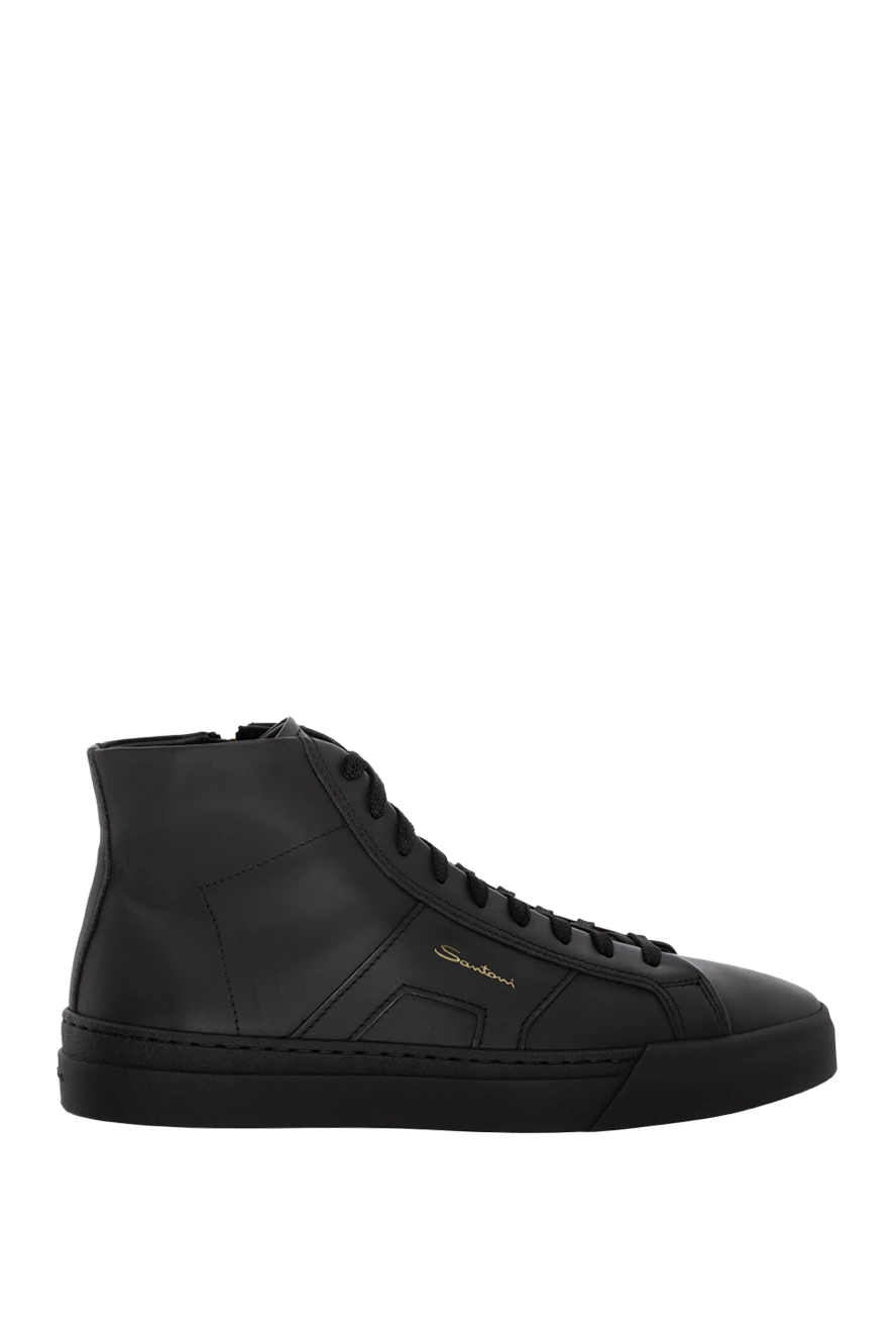 Santoni high cheap top sneakers