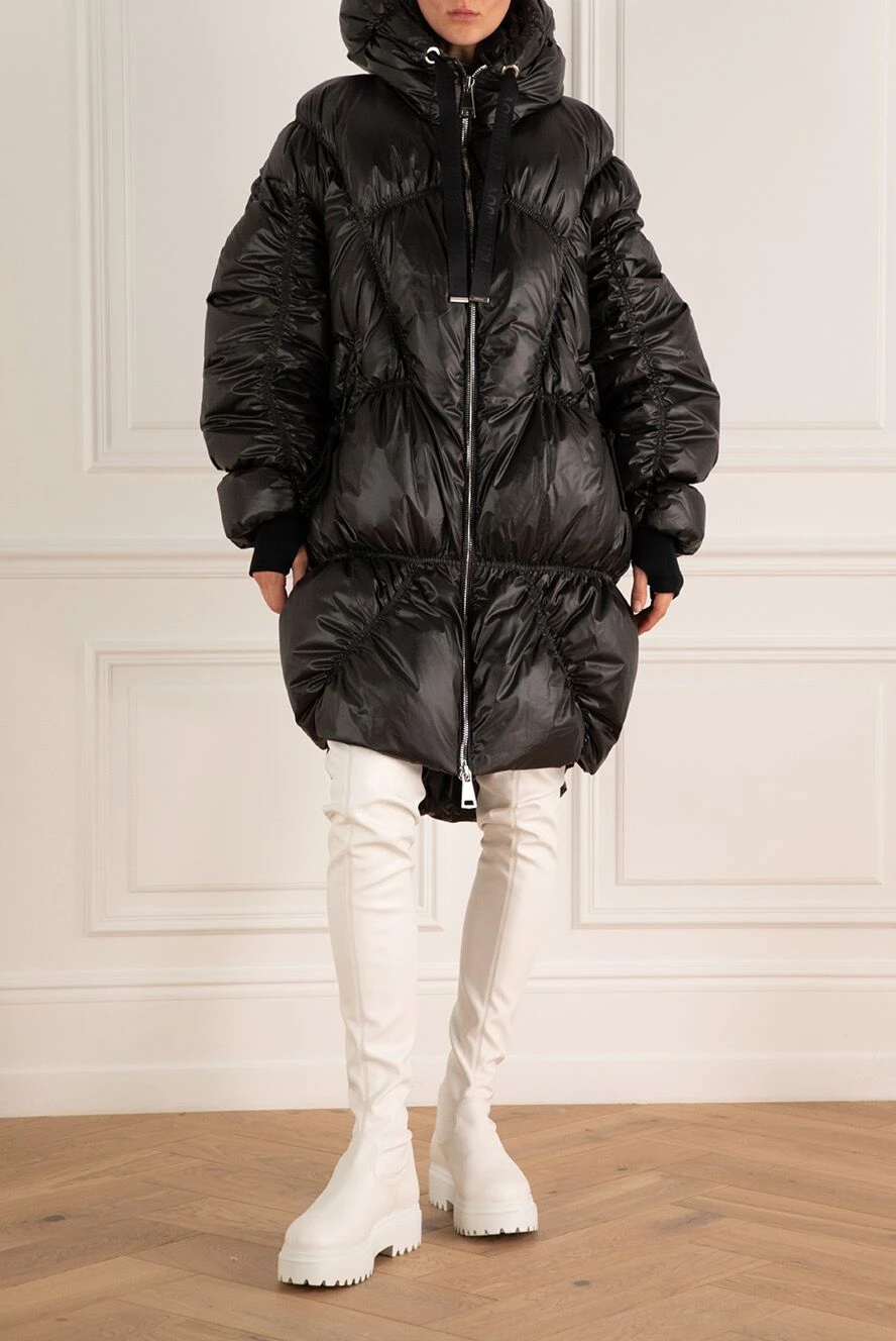 ジャケット Khrisjoy Hug black padded parka Khrisjoy black polyester down jacket for women 174991