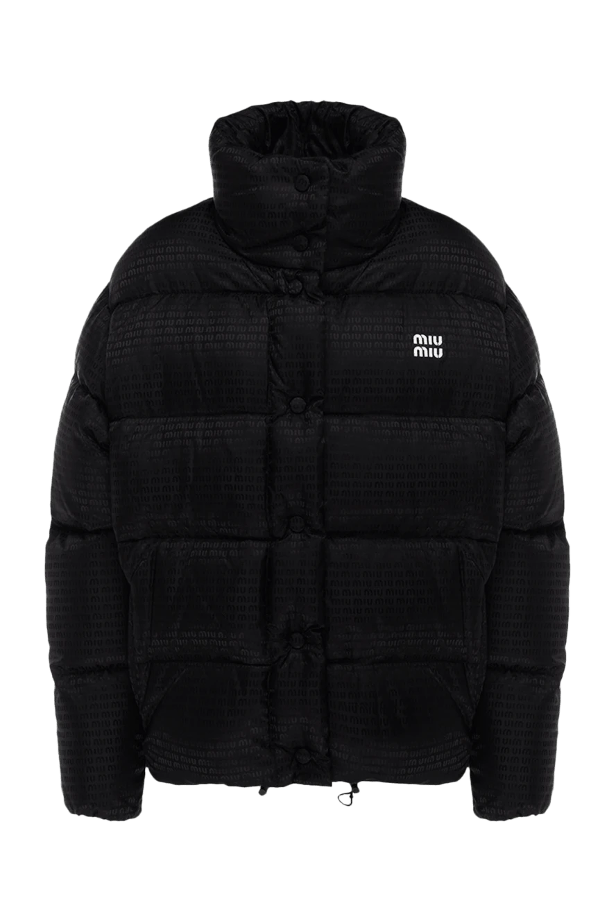 Miu Miu black polyester down jacket for women 175182 Women down coats Domino Online Store Ukraine