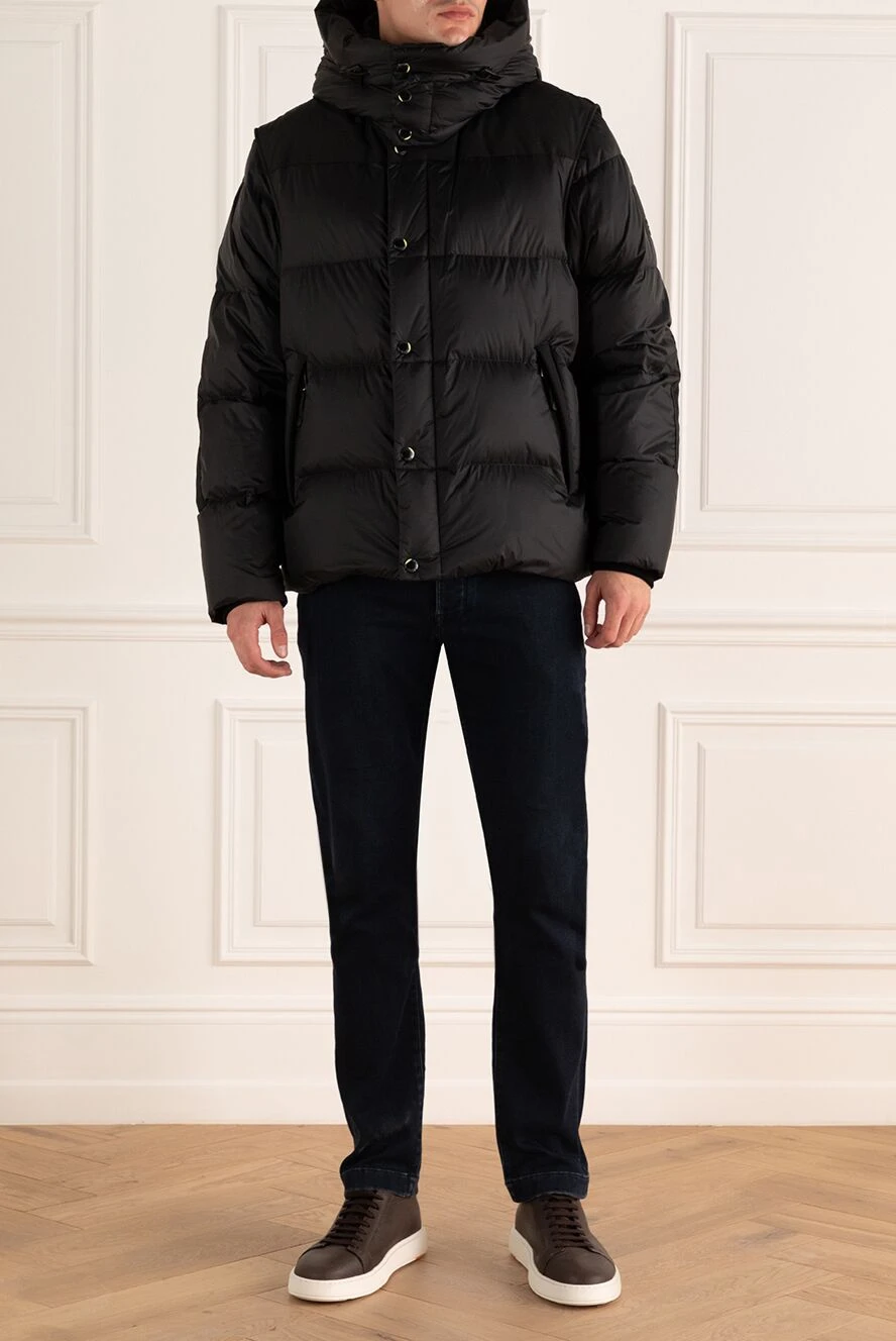 Burberry black polyamide down jacket for men 175231 Men down coats Domino Online Store Ukraine