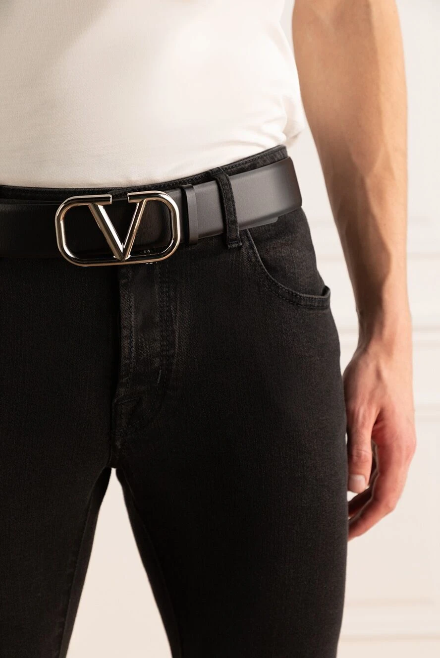 Mens valentino outlet belt