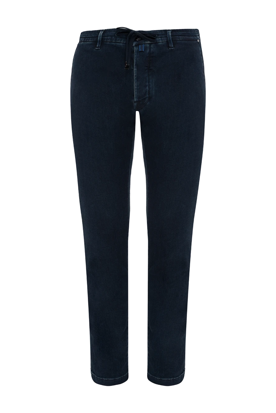 Jacob Cohen Blue jeans for men - 89% cotton, 8% polyester, 3% elastane. zipper, button. three front pockets, two back pockets. Country of manufacture: Italy. Care: specialized cleaning - photo 1