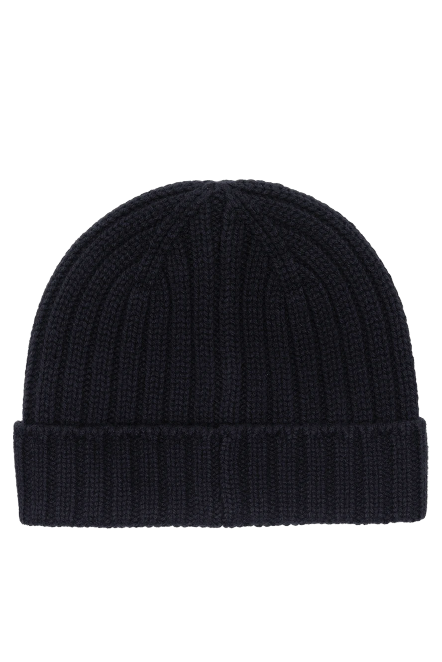 Loro Piana blue cashmere hat for men 175742 — Men a cap | Domino
