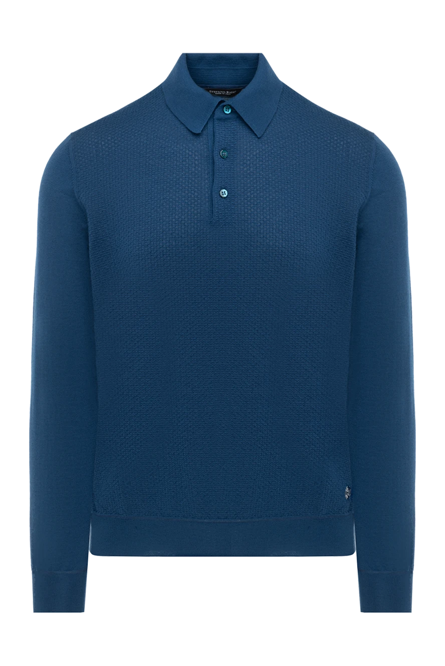 Stefano Ricci Трикотажне поло з довгим рукавом та рельєфною текстурою - 70% кашемір, 30% шовк. Країна виробник: Італія. Догляд: спеціалізоване чищення - фото 1