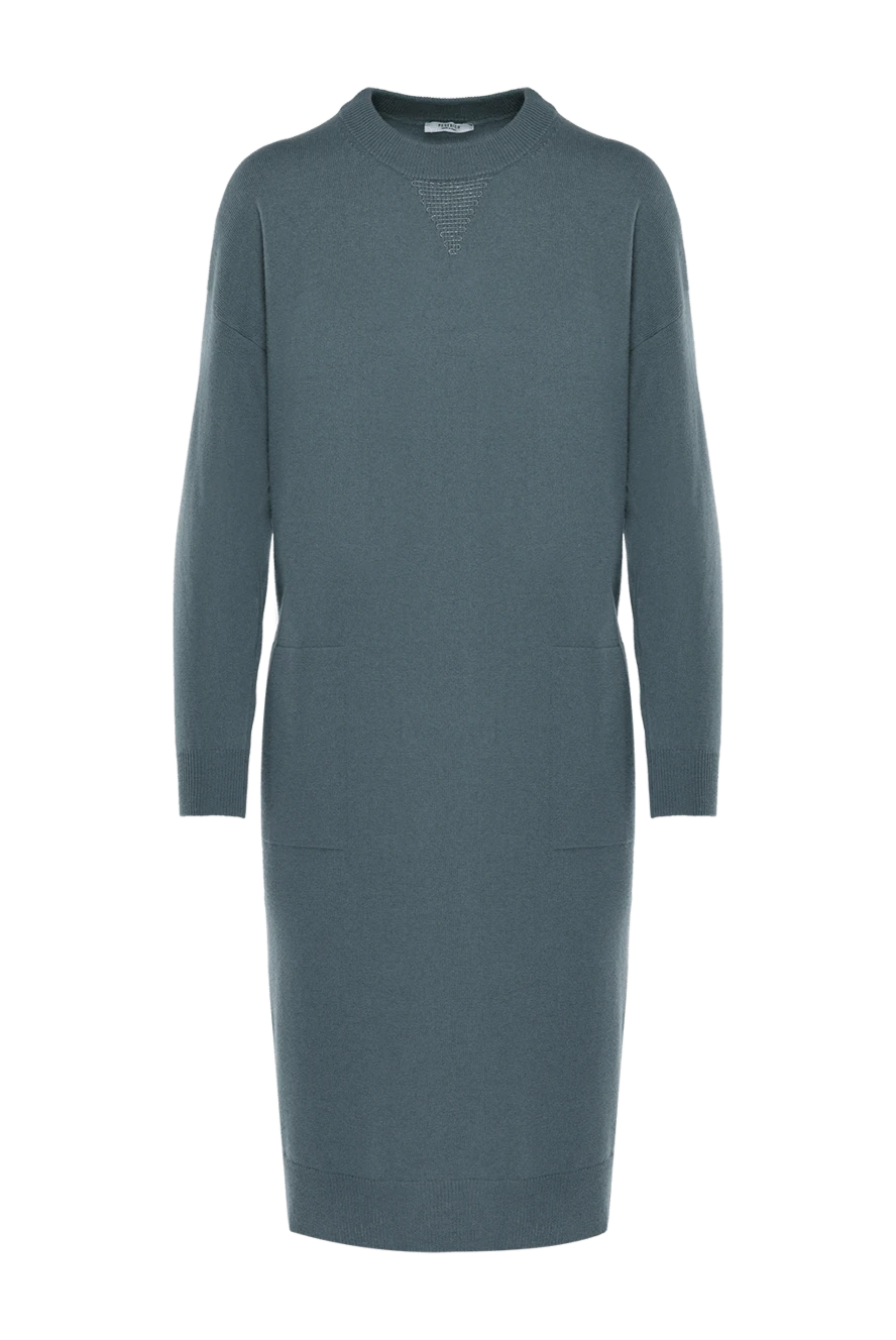 Peserico Green dress for women - 70% wool, 20% silk, 10% cashmere. Country of manufacture: Italy. Care: specialized cleaning - photo 1