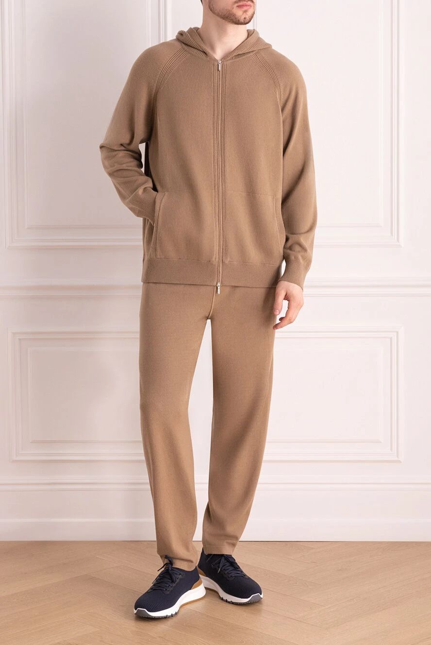 Cashmere hoodie and track pants set