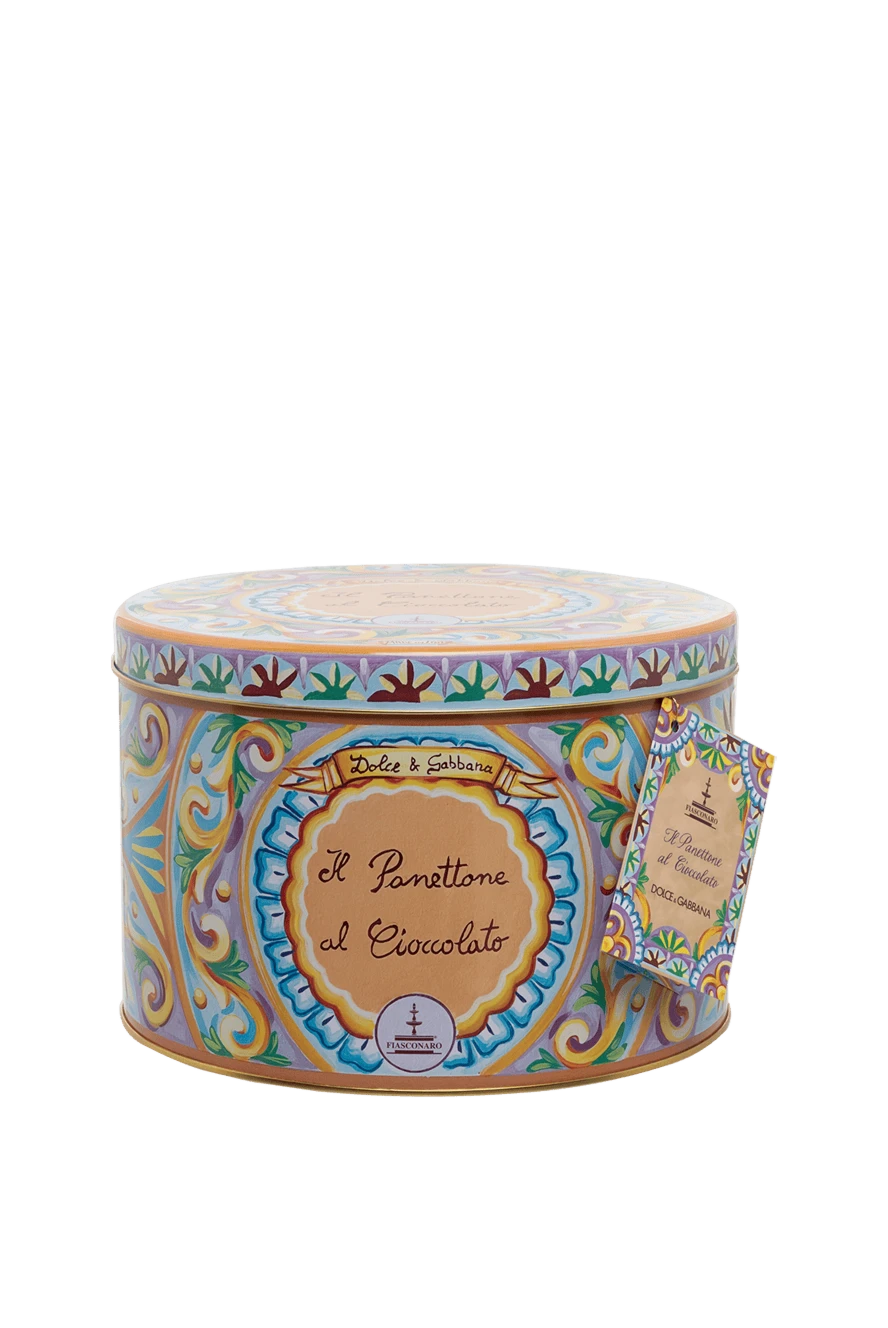 Dolce & Gabbana Panettone Easter cupcake in gift wrapping - Weight: 1000g.. Aroma: chocolate. Country of manufacture: Italy. Care: specialized cleaning - photo 1