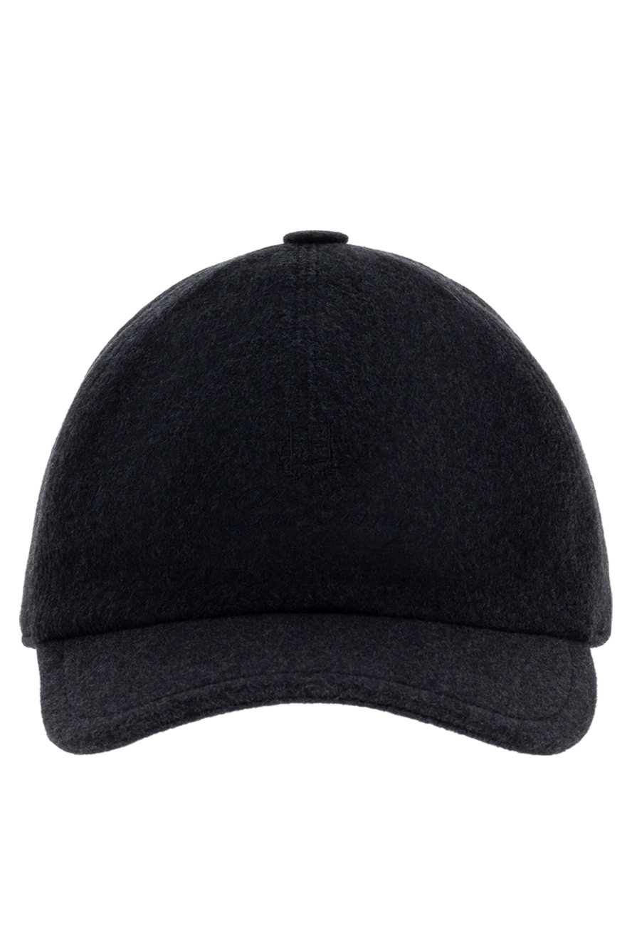 Loro Piana Cashmere cap for men gray - 100% cashmere. Country of manufacture: Italy. Care: specialized cleaning - photo 1