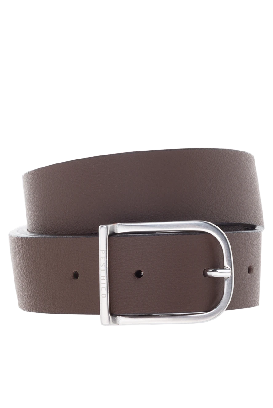 Peserico Genuine leather belt for women brown - 100% genuine leather. Country of manufacture: Italy. Care: specialized cleaning - photo 1