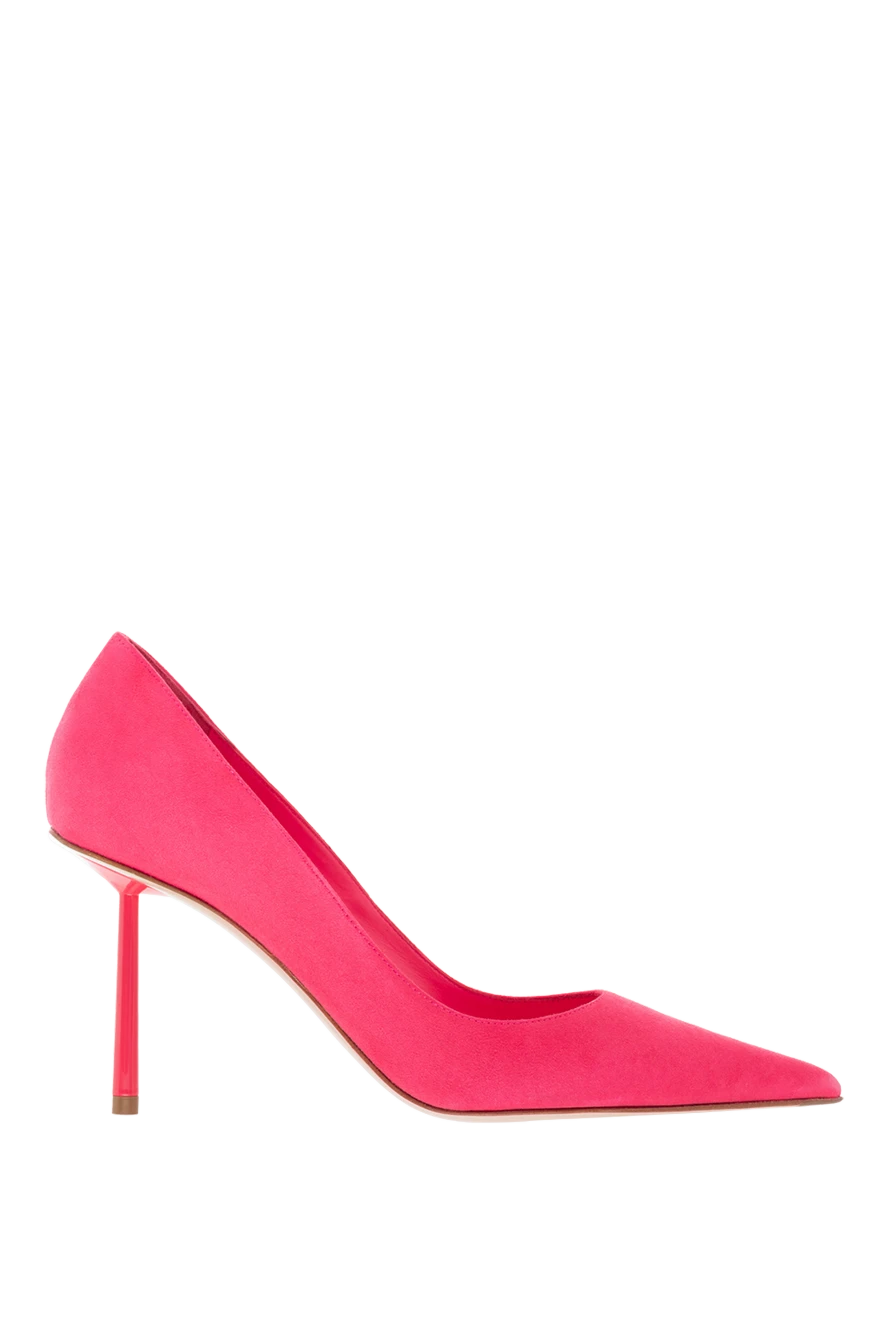 Le Silla Pink suede heels for women - 100% suede. Heel height: 80 mm. Country of manufacture: Italy. Care: specialized cleaning - photo 1