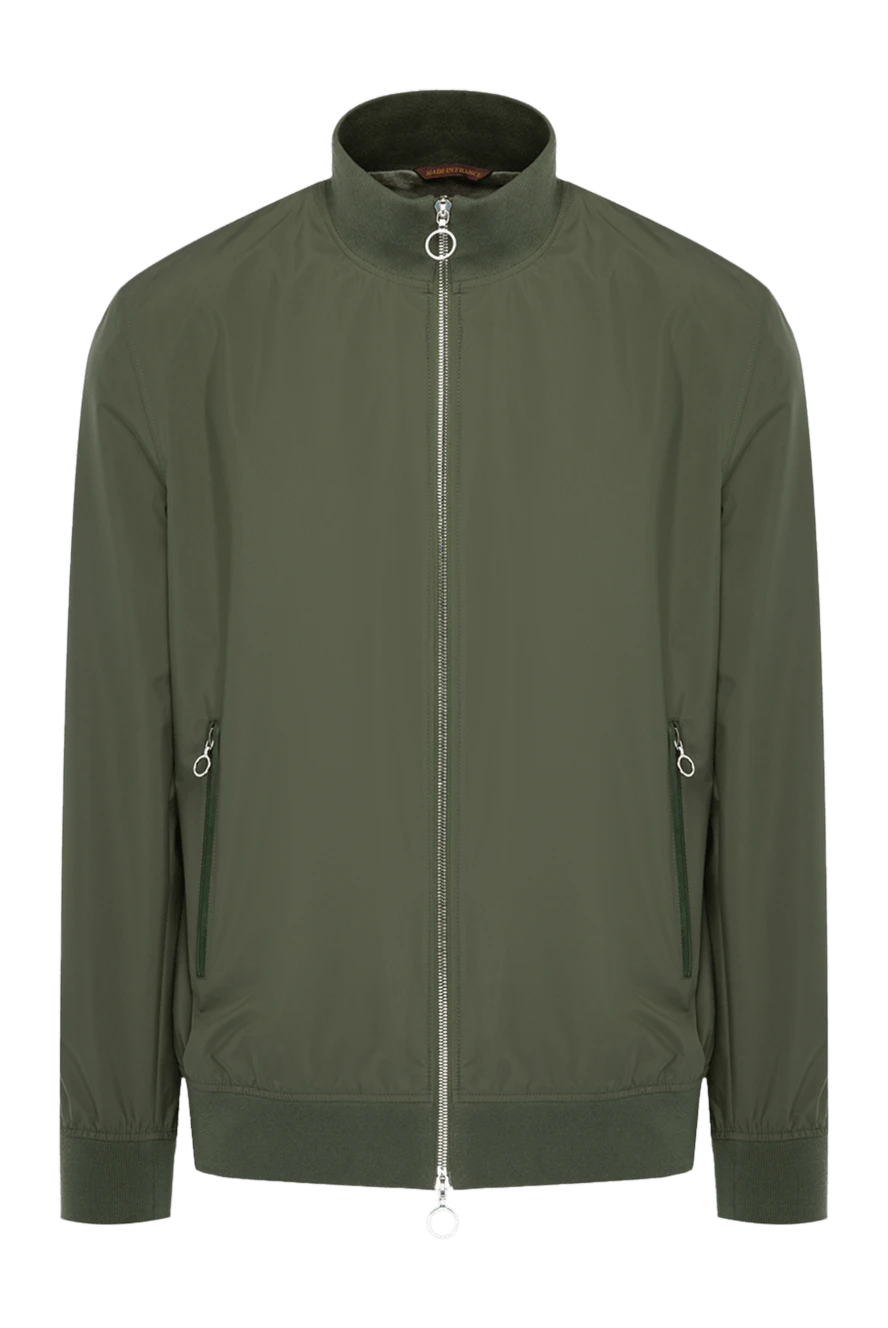 Seraphin Men's nylon jacket green - 100% nylon. Closure: zipper. two side pockets. Country of manufacture: Italy. Care: specialized cleaning - photo 1