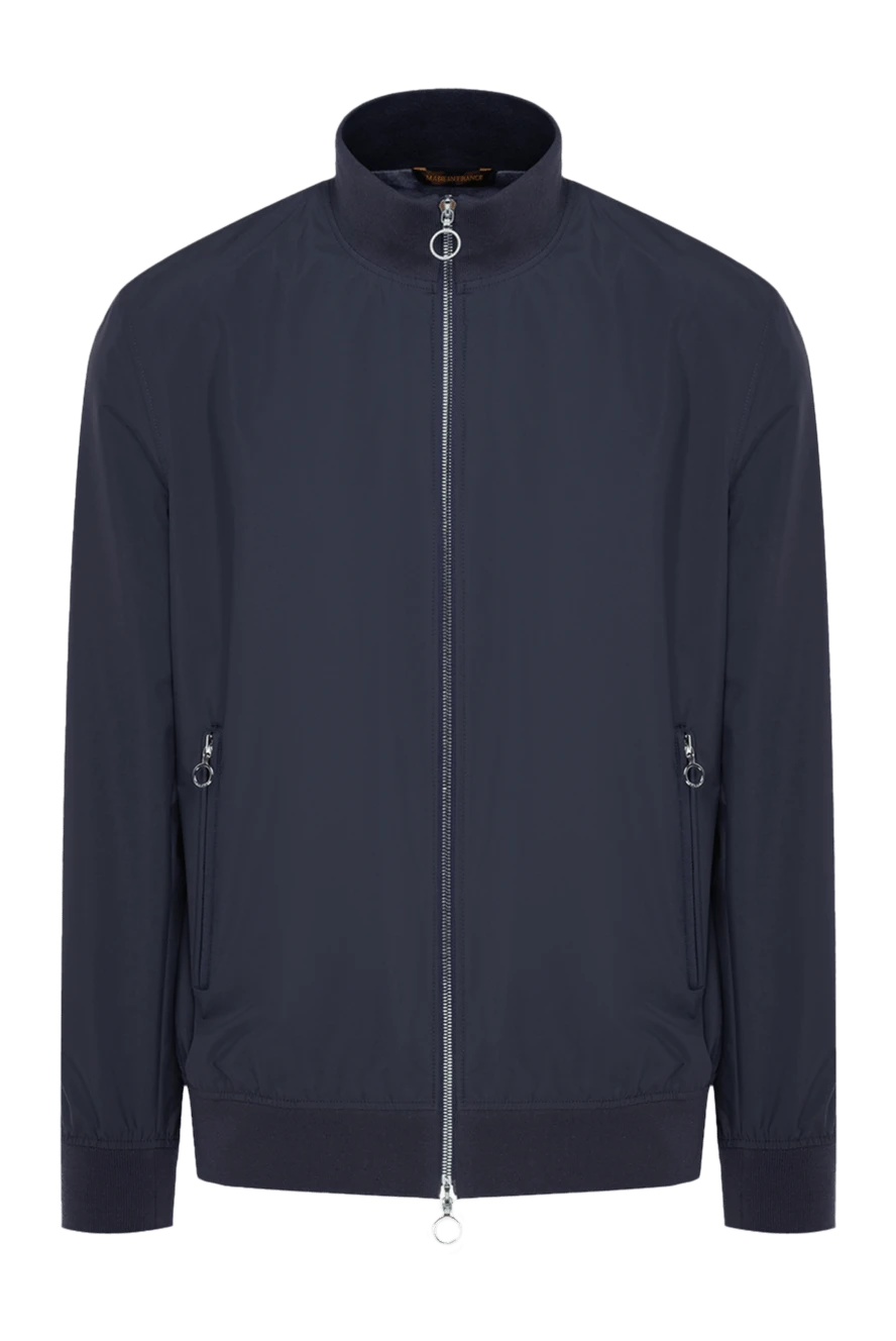 Seraphin Men's blue nylon jacket - 100% nylon. Closure: zipper. two side pockets. Country of manufacture: Italy. Care: specialized cleaning - photo 1