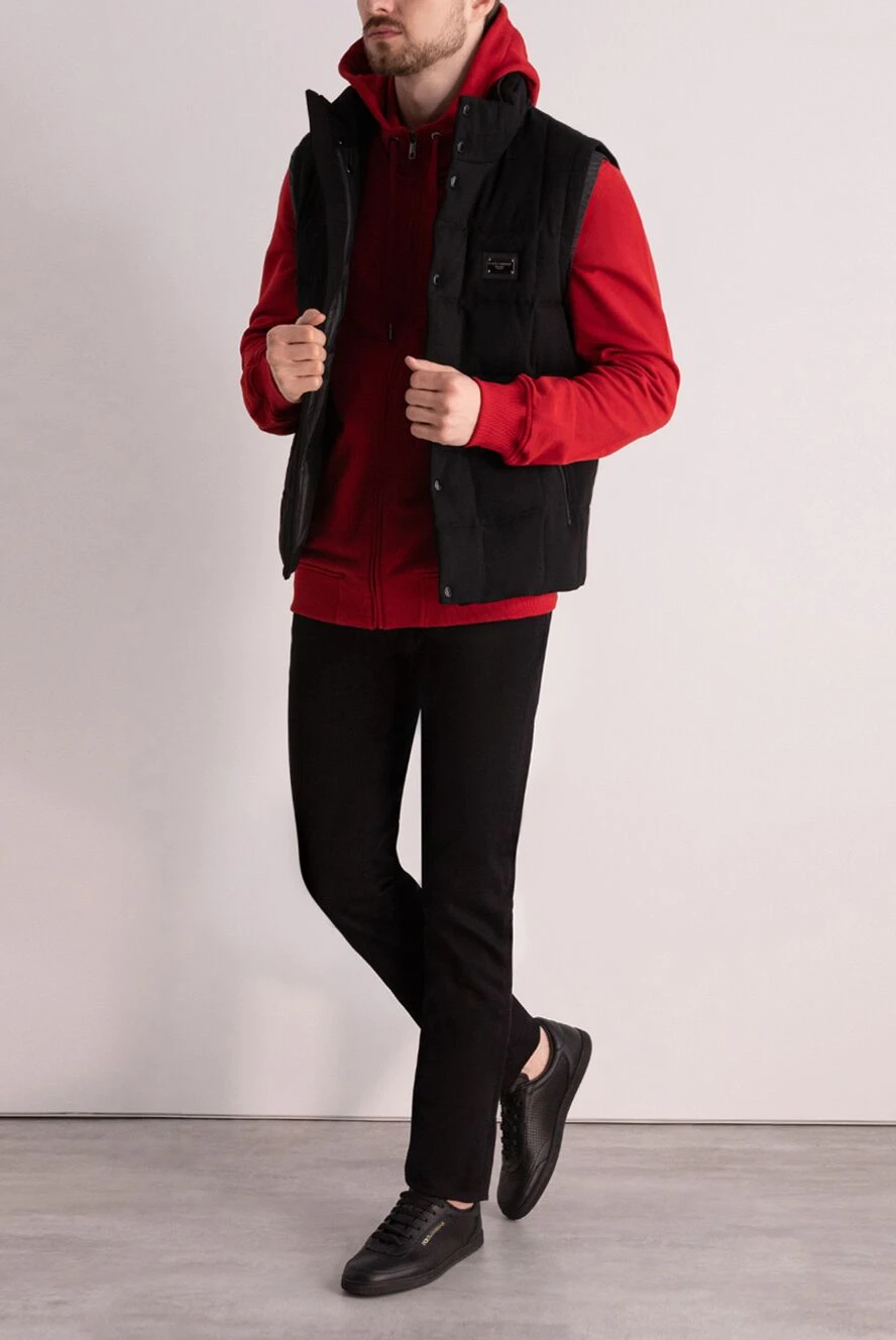Dolce & Gabbana men's black vest 177788 — Men parks | Domino