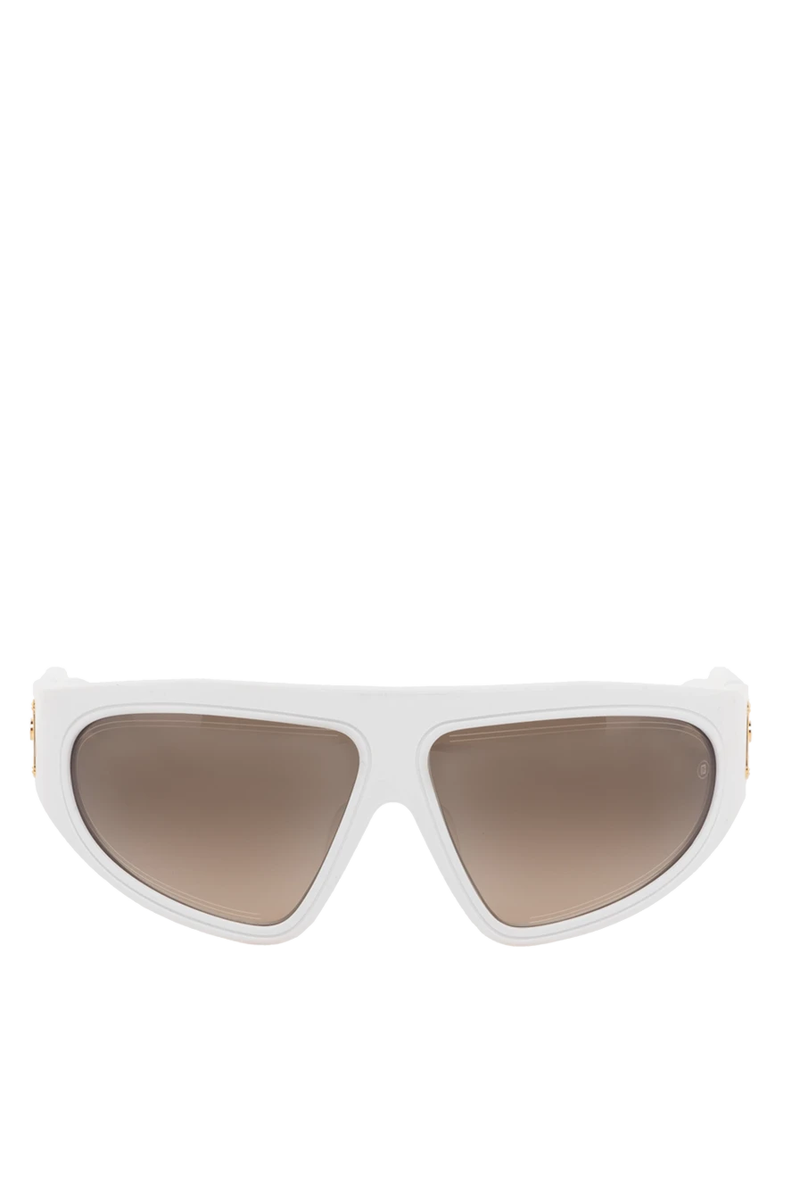 Balmain Women's sunglasses for sun protection white - logo on frame . plastic. brown. Country of manufacture: Italy. Care: specialized cleaning - photo 1