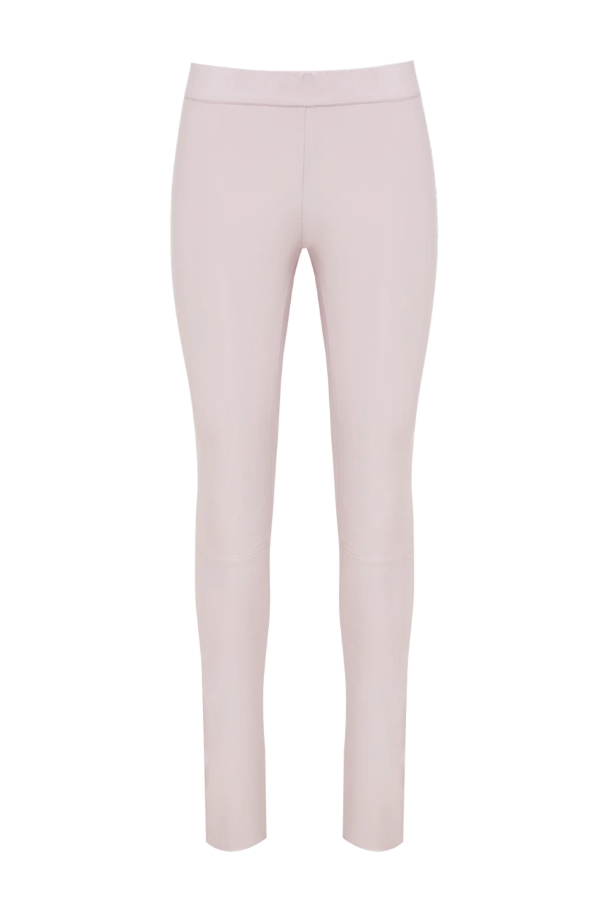 Max&Moi Leggings made of genuine leather for women pink - 100% genuine leather. Country of manufacture: Italy. Care: specialized cleaning - photo 1