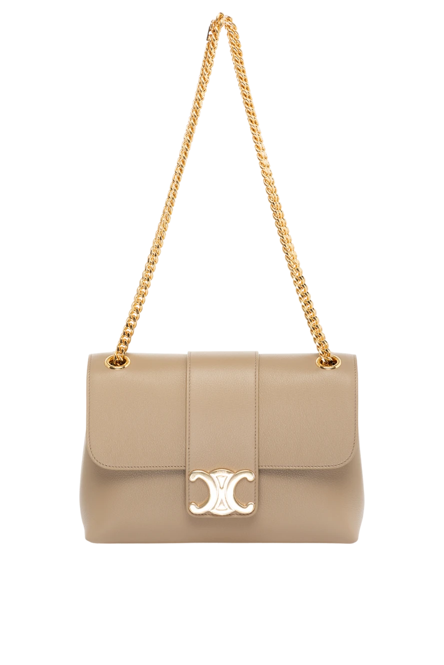 Celine women s bag beige made of genuine leather 179159 Women bags Domino Online Store Ukraine