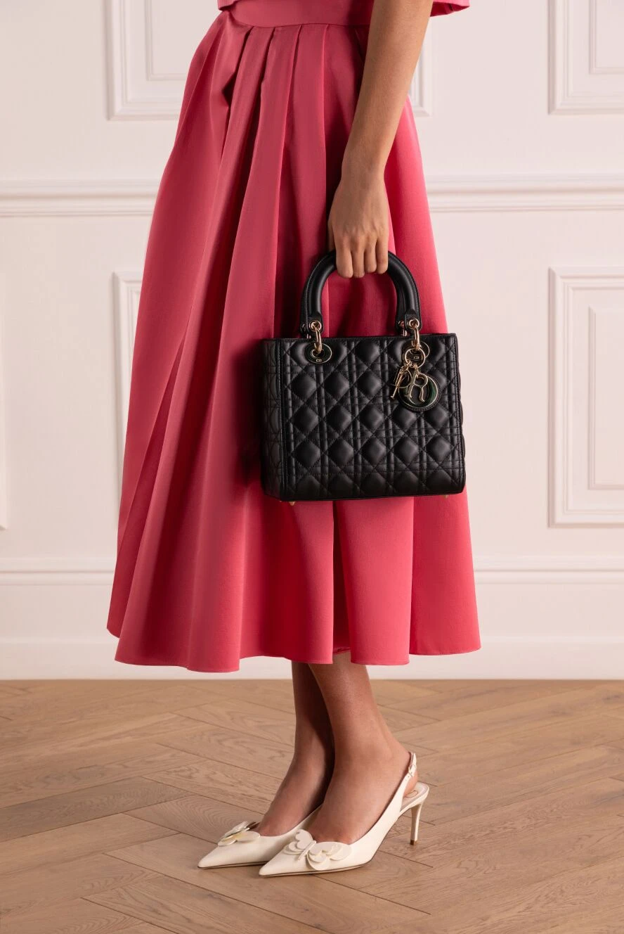 Dior lady dior matte monogram bag black 179198 — Women bags
