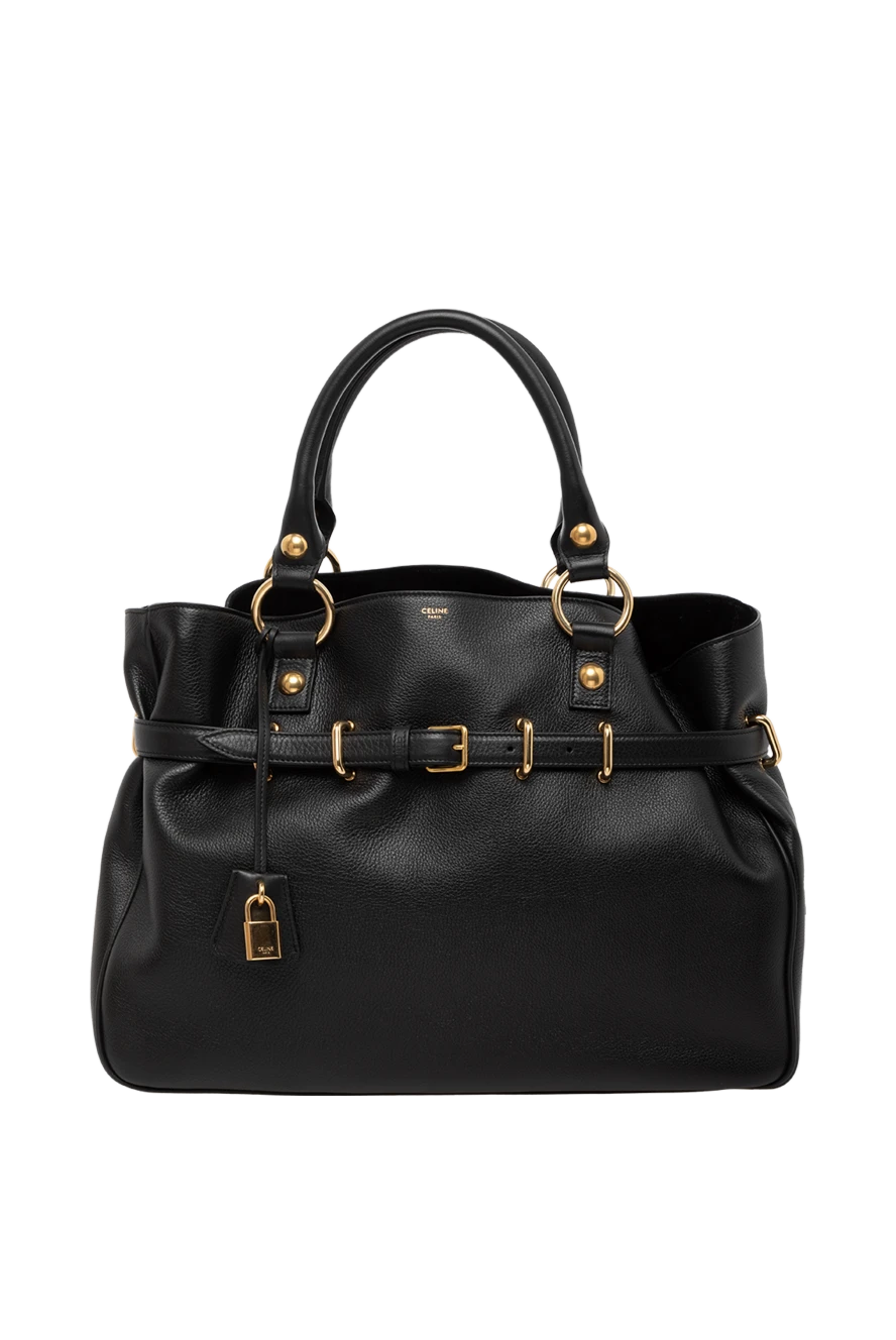 Celine women s bag black made of genuine leather 179263 Women bags Domino Online Store Ukraine