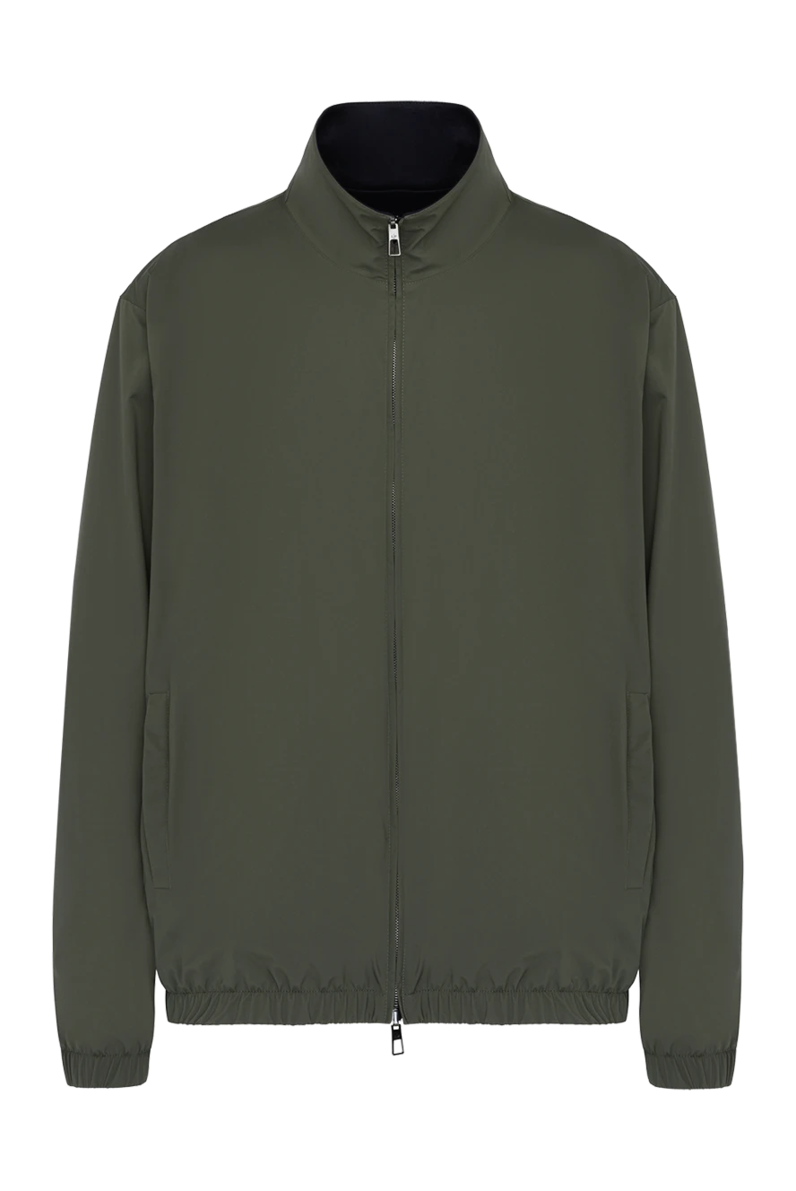 Loro Piana Men's green nylon jacket - 100% nylon. Closure: zipper. two side pockets. Country of manufacture: Italy. Care: specialized cleaning - photo 1