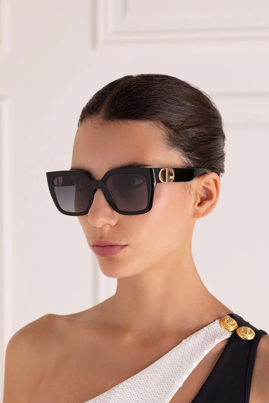 Dior women's sunglasses, black, plastic 179336 — Women glasses
