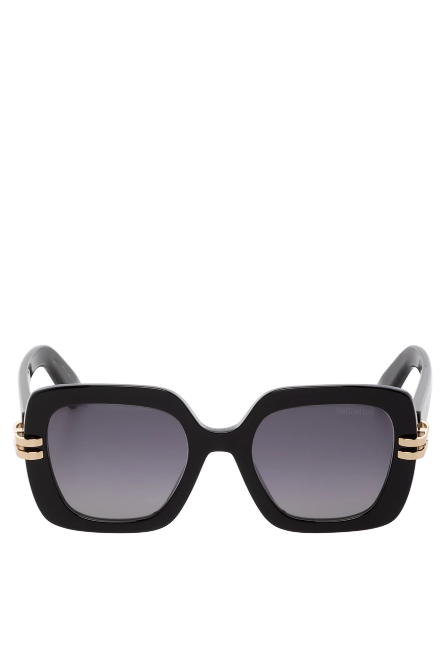 Dior Women's black sunglasses made of plastic - brand logo. 100% plastic. black. Country of manufacture: Italy. Care: specialized cleaning - photo 1