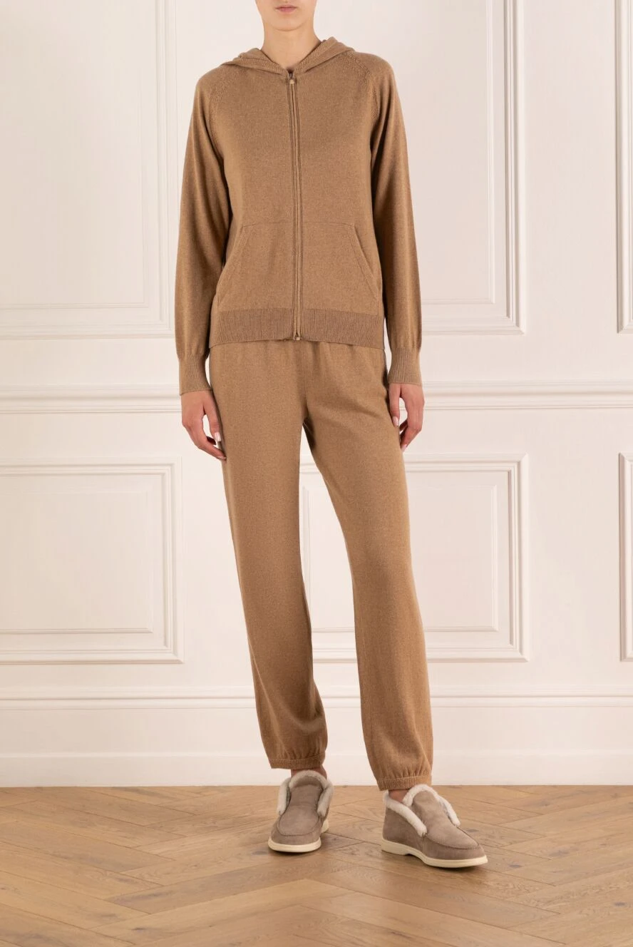 Loro Piana brown cashmere suit for women 179855 — Women tracksuits