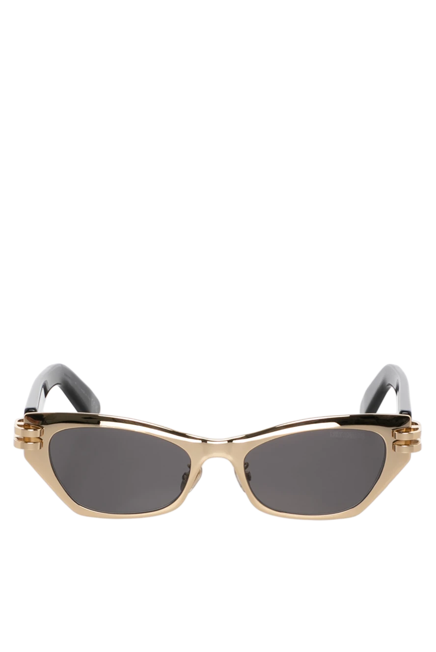 Dior Women's yellow sunglasses made of plastic - brand logo. plastic frame. black. Country of manufacture: Italy. Care: specialized cleaning - photo 1