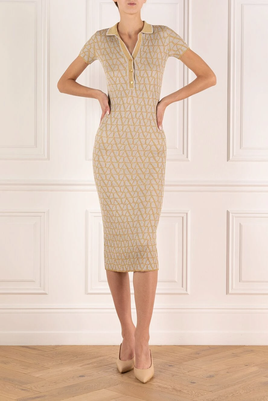 beige brand dress Keeping It Classy Dress main image 1