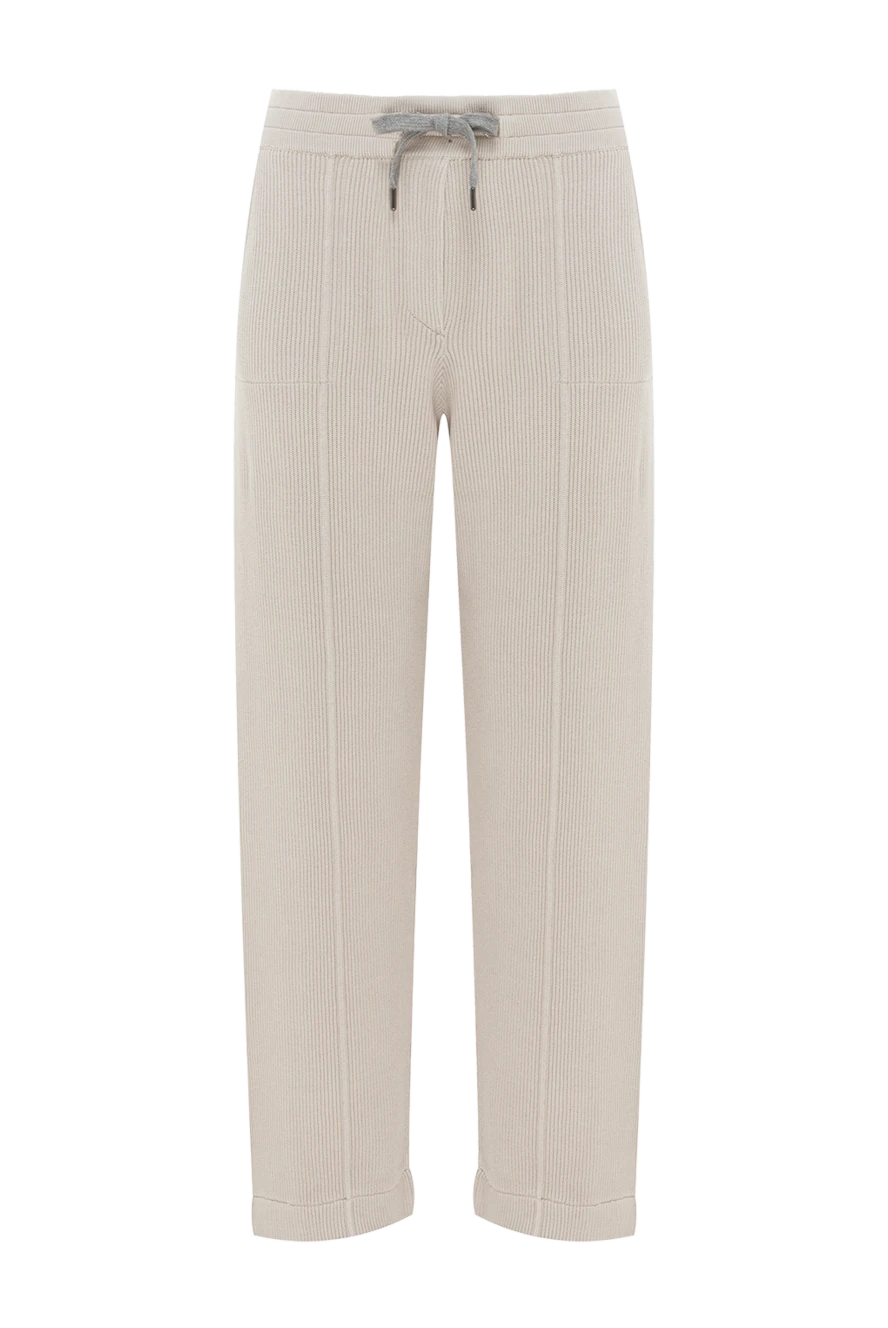 Brunello Cucinelli Брюки трикотажные - Страна производитель: Италия. Уход: специализированная чистка - фото 1