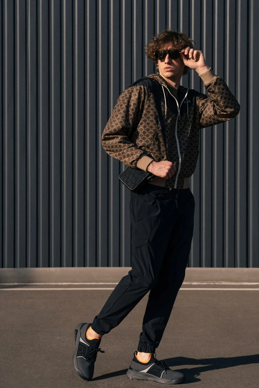 ジャケット・アウター CelineShiny BrownGold button Single Coat Celine men's hooded jacket brown 180465 — Men jackets | Domino