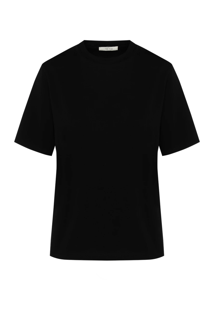 The Row Black women's T-shirt made of cotton - 100% cotton. Country of manufacture: Italy. Care: specialized cleaning - photo 1