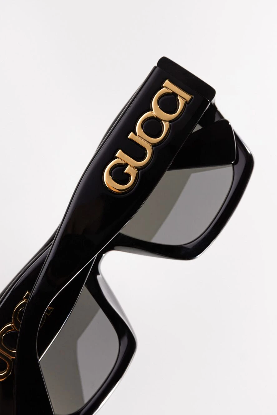 Gucci окуляри жіночі із пластику чорні 180505 — Жіночі окуляри в