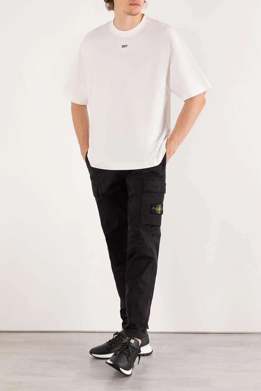 Off-White футболка оверсайз біла чоловіча 180549 — Чоловічі