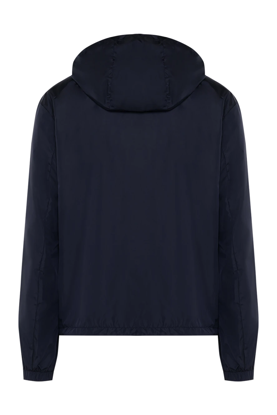 Fendi men's hooded jacket blue 180640 — Men jackets | Domino