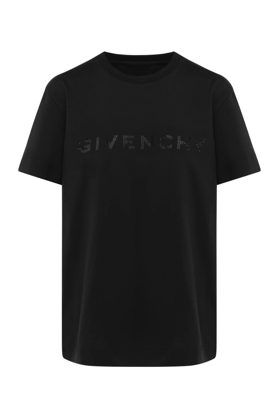 Givenchy Women's T-shirt with a logo. - 100% cotton. Country of manufacture: Italy. Care: specialized cleaning - photo 1