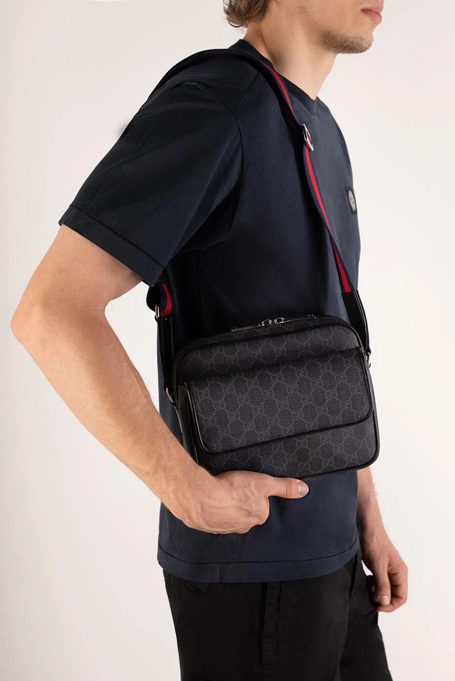 ショルダーバッグ GUCCI Men Shoulder Bags 802096FADUK BLACK Gucci Bags men Gucci - Shoulder Bags - Compare Prices from 6