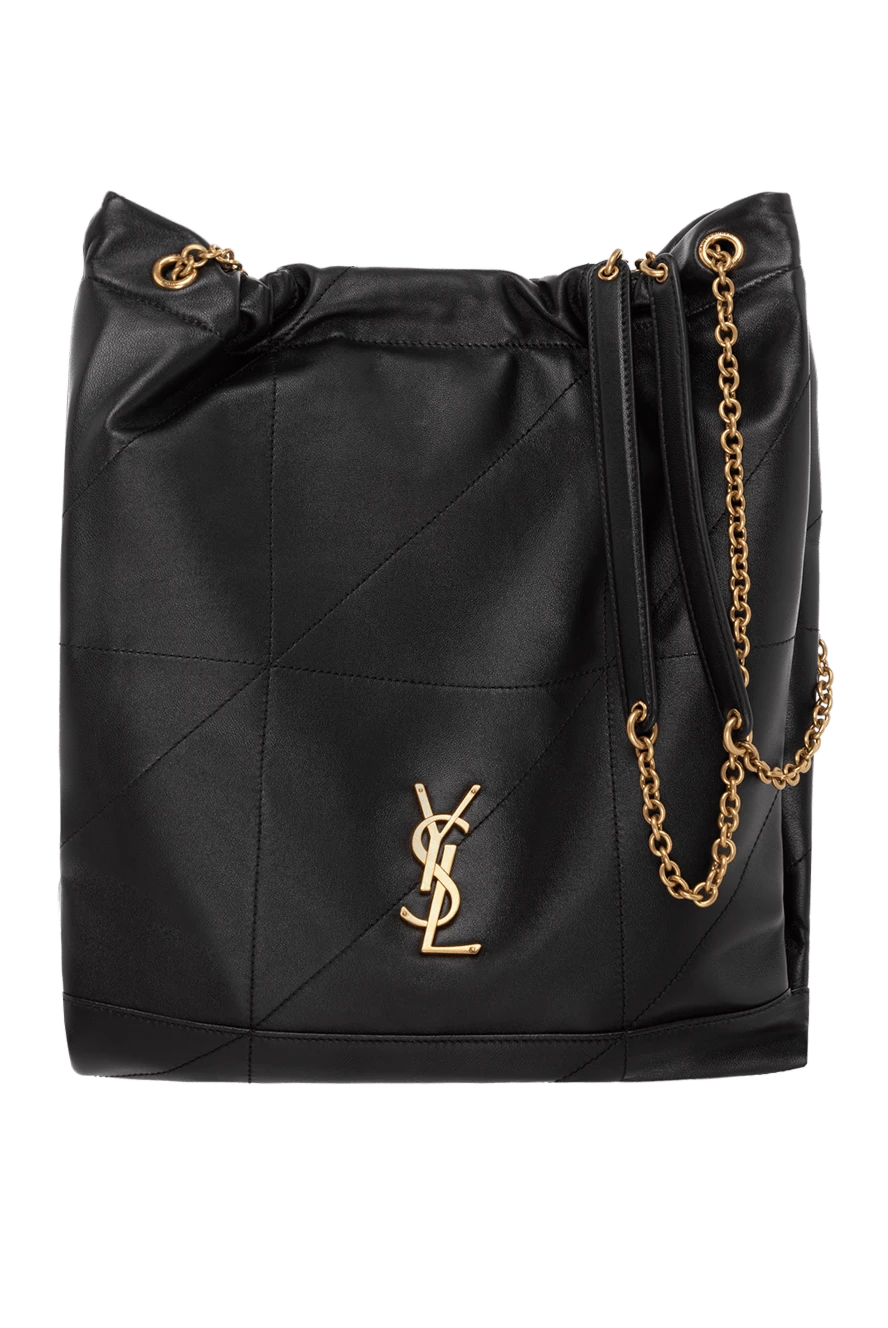 Saint Laurent Jamie bag in the form of a pouch made of soft nappa - carre-rive-gauche finish. genuine leather. Size: 34 x 26 x 2 cm. Belt: Belt height: 32cm. zip pocket. magnetic clasp. Country of manufacture: Italy. Care: specialized cleaning - photo 1