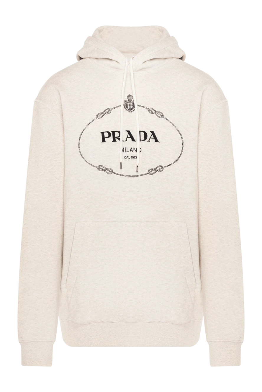 Prada white hoodie hotsell