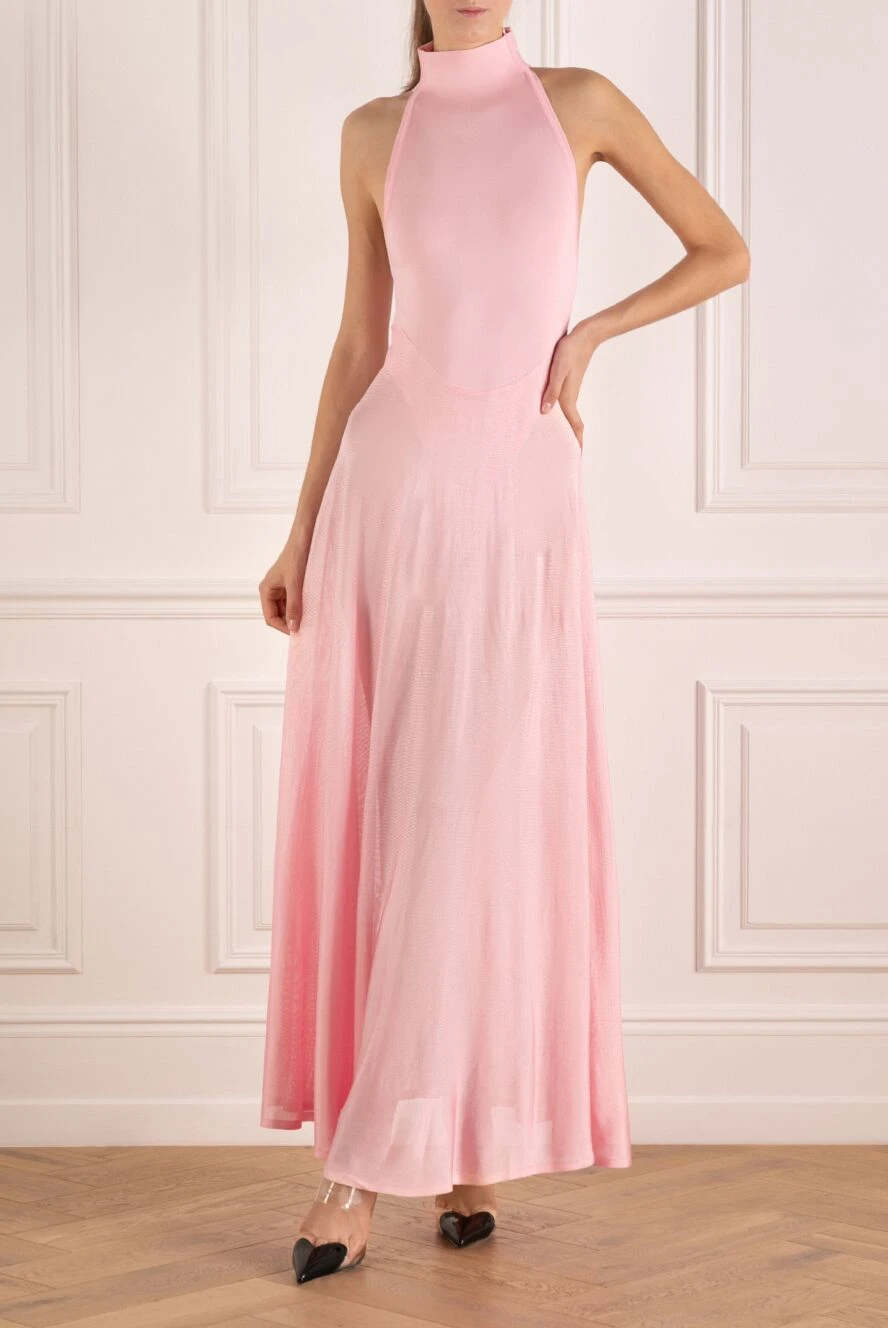 alaia pink dress Flared the Alaia Modest Evening Dress is designed to make every occasion feel unforgettable Alaia off-the-shoulder dress in pink