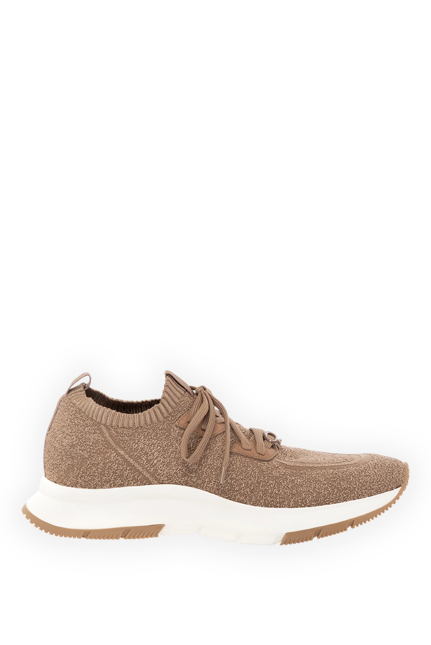 Gianvito Rossi Glover men's sneakers with logo - embossed. 100% viscose. Closure: laces. Country of manufacture: Italy. Care: specialized cleaning - photo 1