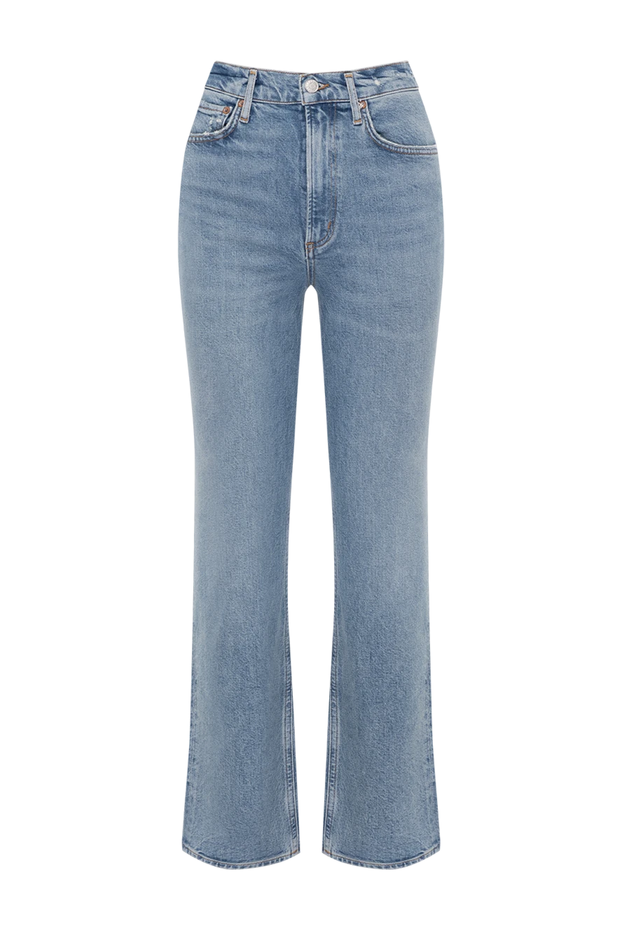 Citizens of Humanity Women's blue flared jeans - 59% cotton, 1% elastane, 40% viscose. two front pockets, two back pockets. Closure: button, zipper. Country of manufacture: Italy. Care: specialized cleaning - photo 1