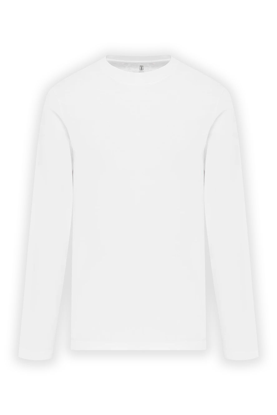 Brunello Cucinelli Cotton Jersey Crewneck Sweatshirt White Men's - 100% cotton. Country of manufacture: Italy. Care: specialized cleaning - photo 1
